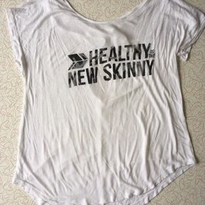 Healthy Is The New Skinny Workout Yoga Tank Top